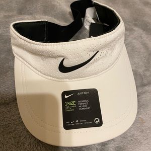 White Nike visor